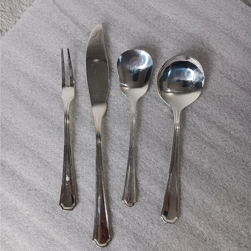 Oneida Silversmiths Clairhill-Fairhill 4 Piece Hostess Serving Set Vintage